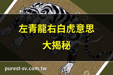 左青龍右白虎意思大揭秘 | 風水解析：左青龍右白虎 | 左青龍右白虎風水重要性 | 左青龍右白虎風水指南