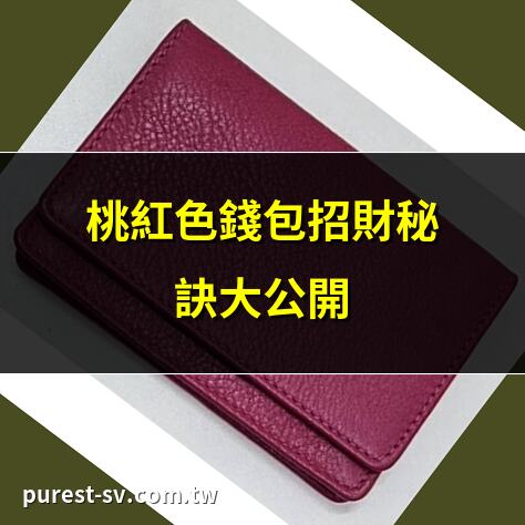 桃紅色錢包招財秘訣大公開 | 2025年桃紅色錢包風水指南 | 桃紅色錢包聚財效果解析 | 桃紅色錢包讓你財運亨通