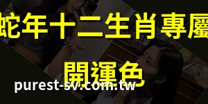 十二生肖幸運顏色
