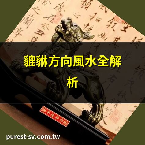 貔貅方向風水全解析 | 貔貅頭向擺放指南 | 貔貅佩戴方向秘訣 | 貔貅手鏈戴法解析