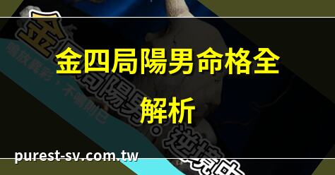 金四局陽男命格全解析 | 陽男金四局財運大公開 | 金四局陽男性格特質 | 紫微鬥數金四局陽男