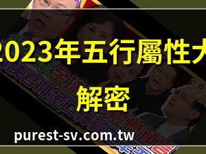 2023 年五行